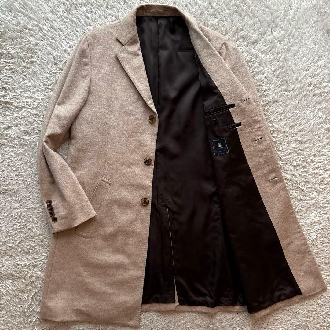 ★高級ウール★ COLOMBO チェスターコート シングル 起毛