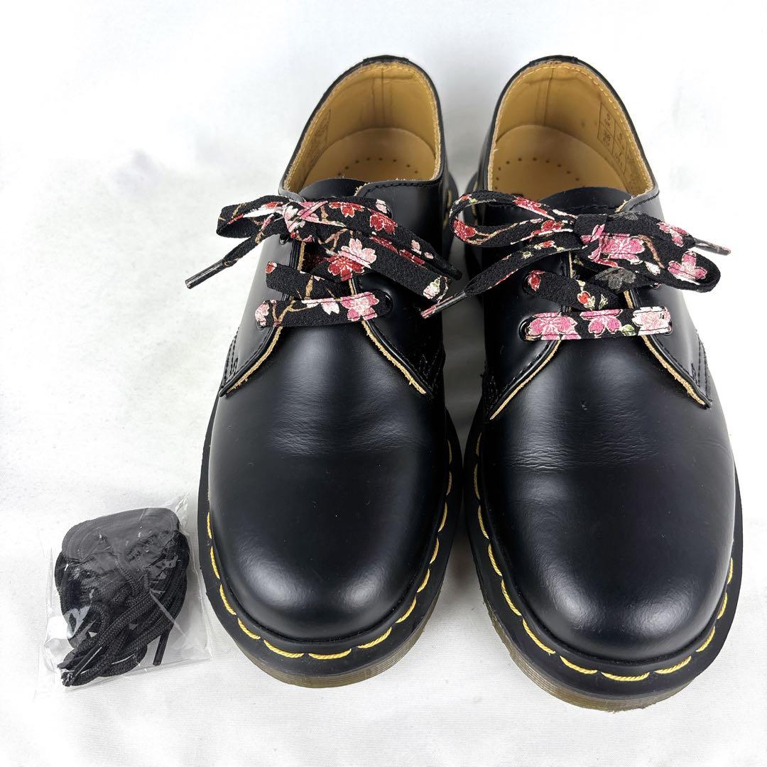 【美品】Dr.Martens ドクターマーチン 花柄シューレース付き UK5