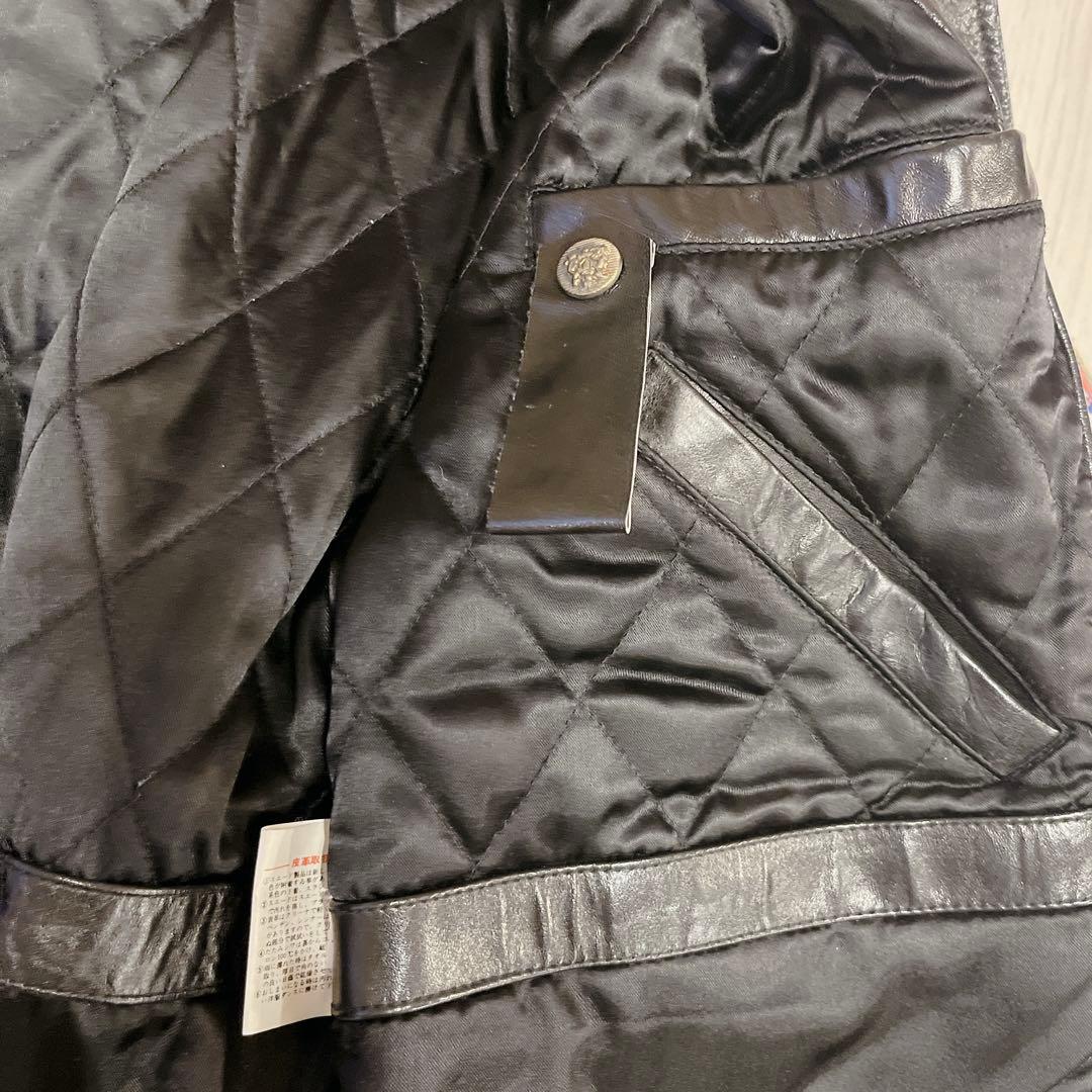 80s 激渋 日本製 ホースハイド A-2 ポリスマンジャケット シカゴポリス