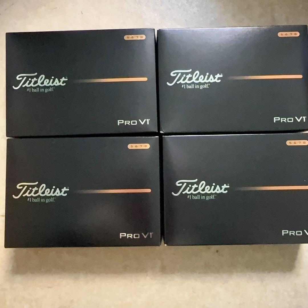 2025 TITLEISTタイトリストPROV1プロV1ダブルナンバー （4箱)