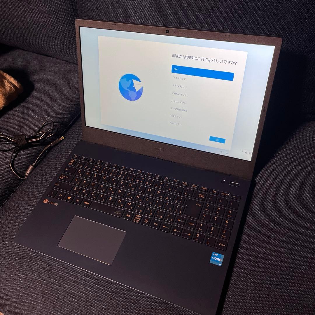 数回使用 NEC LAVIE N1535BAL ノートPC nec n15