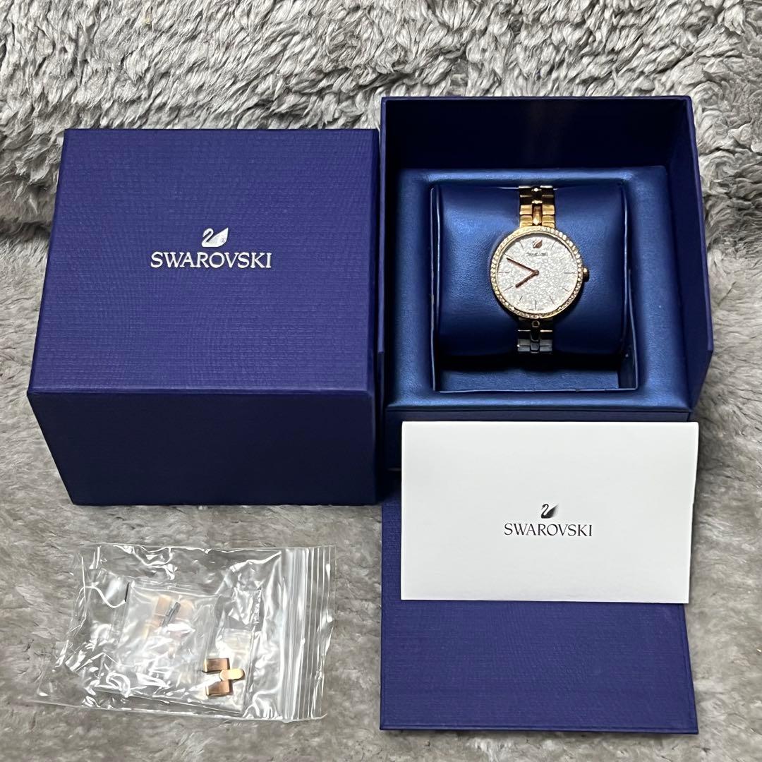 【超美品】Swarovski 5178037 WATCH ゴールド