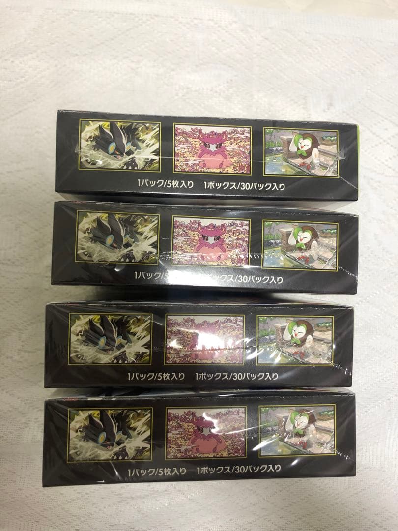 ポケモンカードゲーム　ムキニスゼロ　拡張パック、新品未開封 4BOX