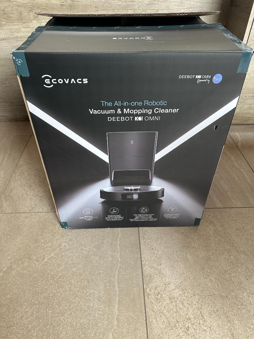 【動作確認済】ECOVACS(エコバックス)DEEBOT X1 OMNI