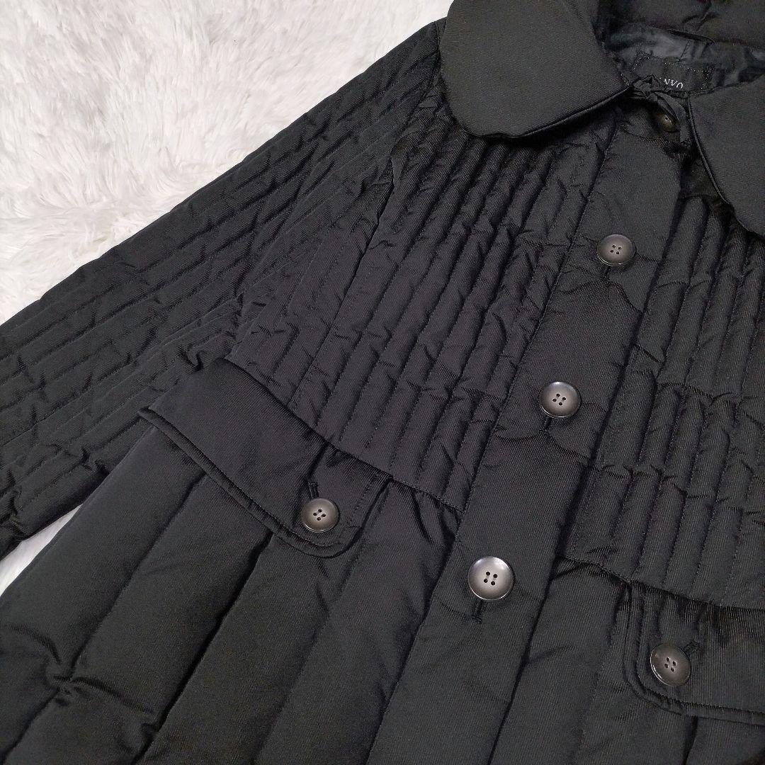 ✨美品✨ 三陽商会 ロングダウンコート サンヨーコート ビッグカラー ブラックM