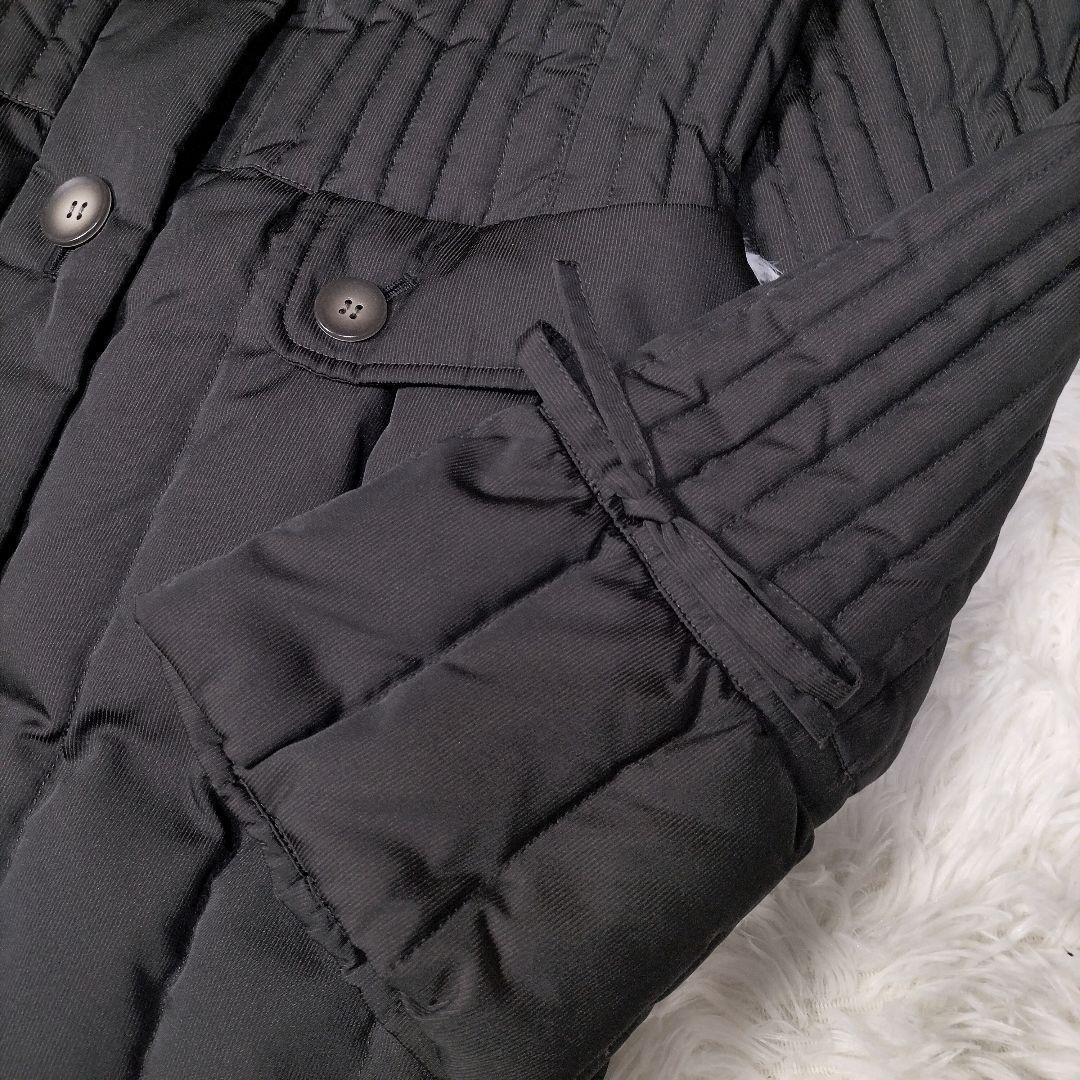 ✨美品✨ 三陽商会 ロングダウンコート サンヨーコート ビッグカラー ブラックM