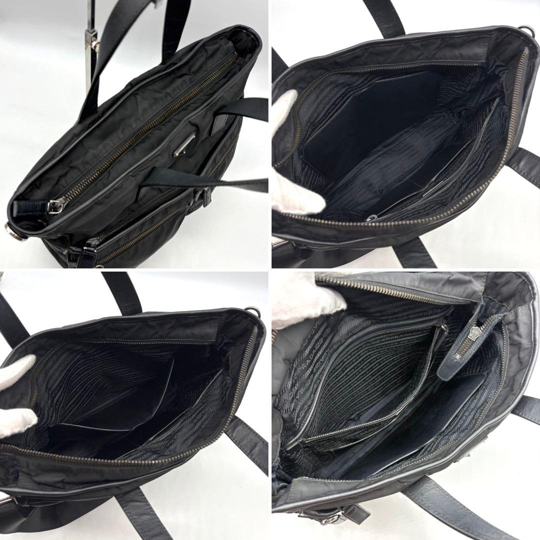 希少 現行 プラダ ビジネスバッグ 2way サフィアーノレザー VA0860