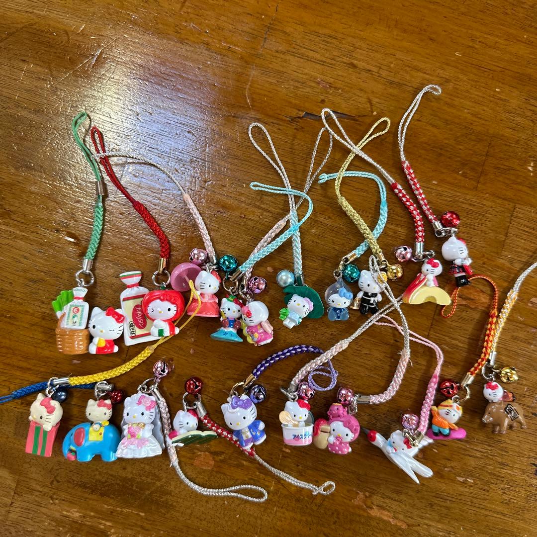 キティ 根付け ストラップまとめ売り 20個