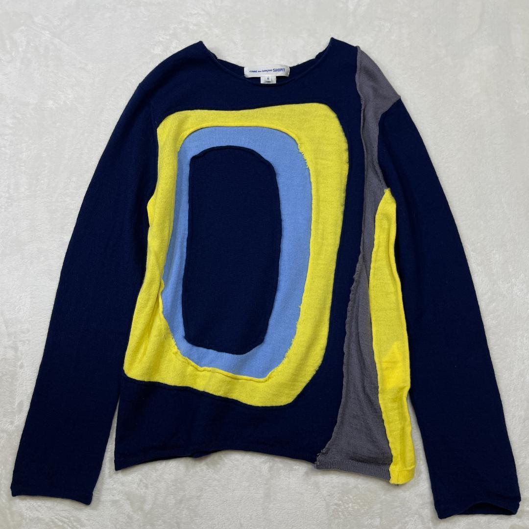 COMME des GARCONS SHIRT　デザインニット　2018AW