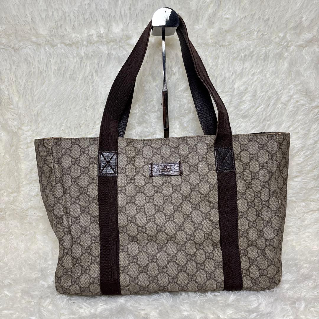 【良品✨】GUCCI トートバッグ　キャンバス