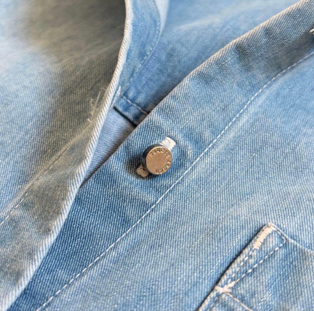 美品✨アッパーハイツ　ビッグシルエット　デニムシャツ　ゆったり　羽織り　サイズ1