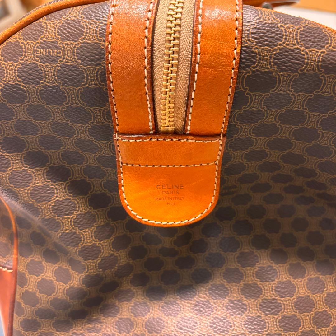 CELINE ボストンバッグ ブラウン/オレンジ