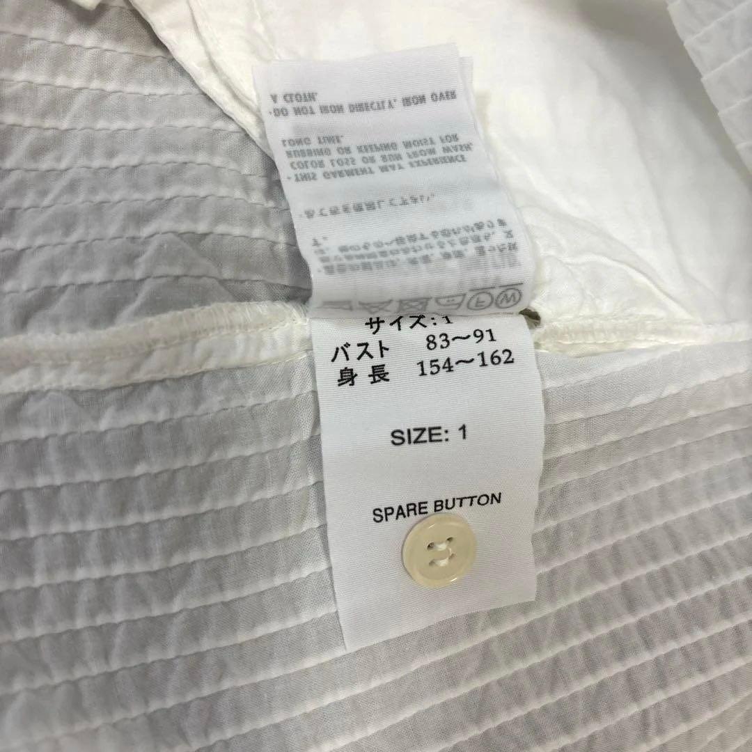 YACCO MARICARD 総ピンタックシャツ　シャツワンピース　未使用品