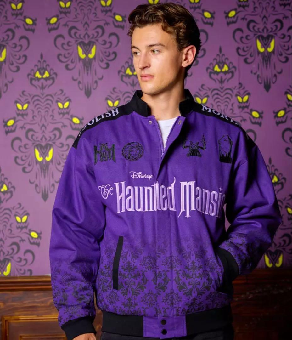 ホーンテッドマンション ジャケット ディズニー ブルゾン スタジャン
