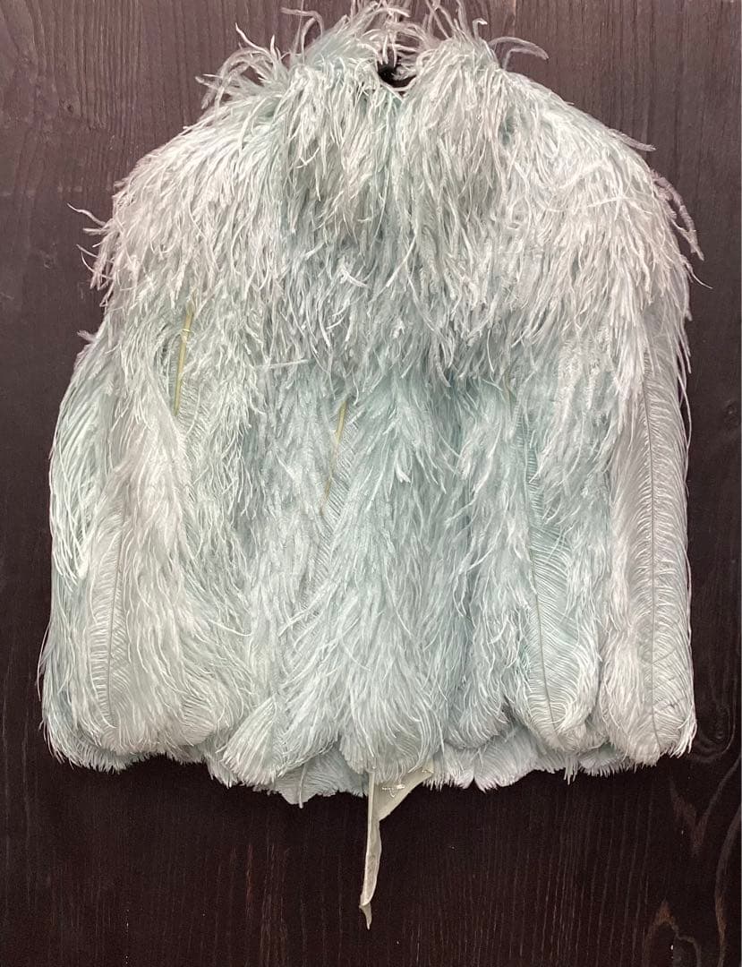 Sassyboo Sretsis ミントブルー オーストリッチ ケープ