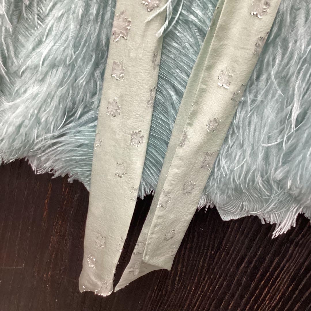 Sassyboo Sretsis ミントブルー オーストリッチ ケープ