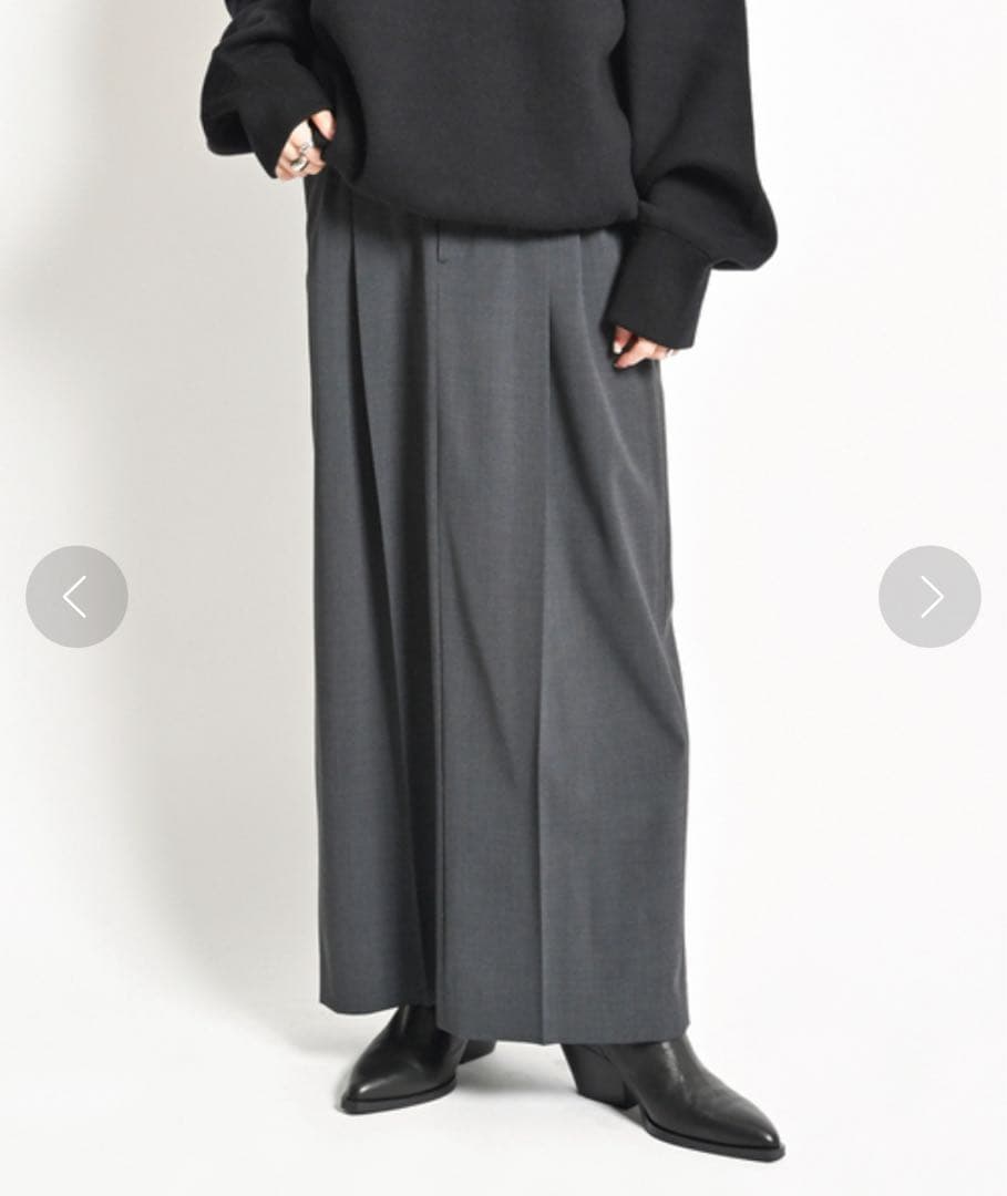 CITY SHOP スラックスライクスカート　24AW