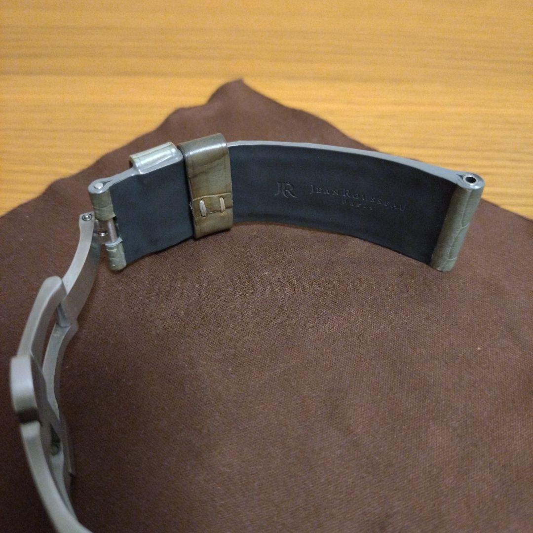 ★値下げ★PANERAI純正Dバックル20㎜+ジャン・ルソーアリゲーター革ベルト