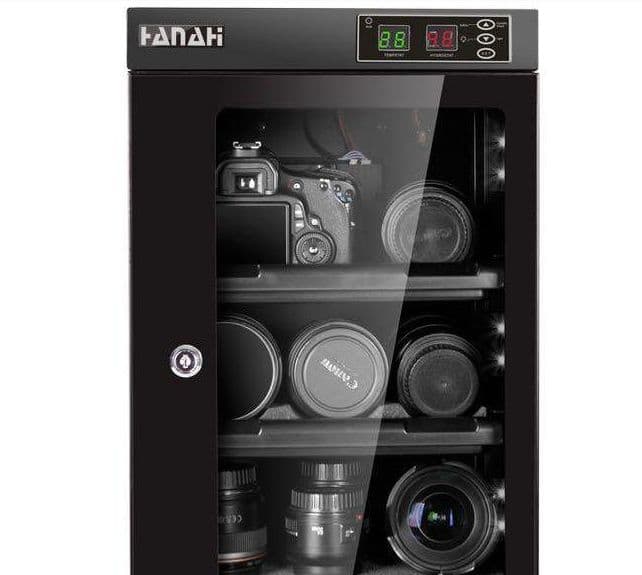 カメラ防湿庫 全自動ドライキャビネット LED照明 HNH-45K