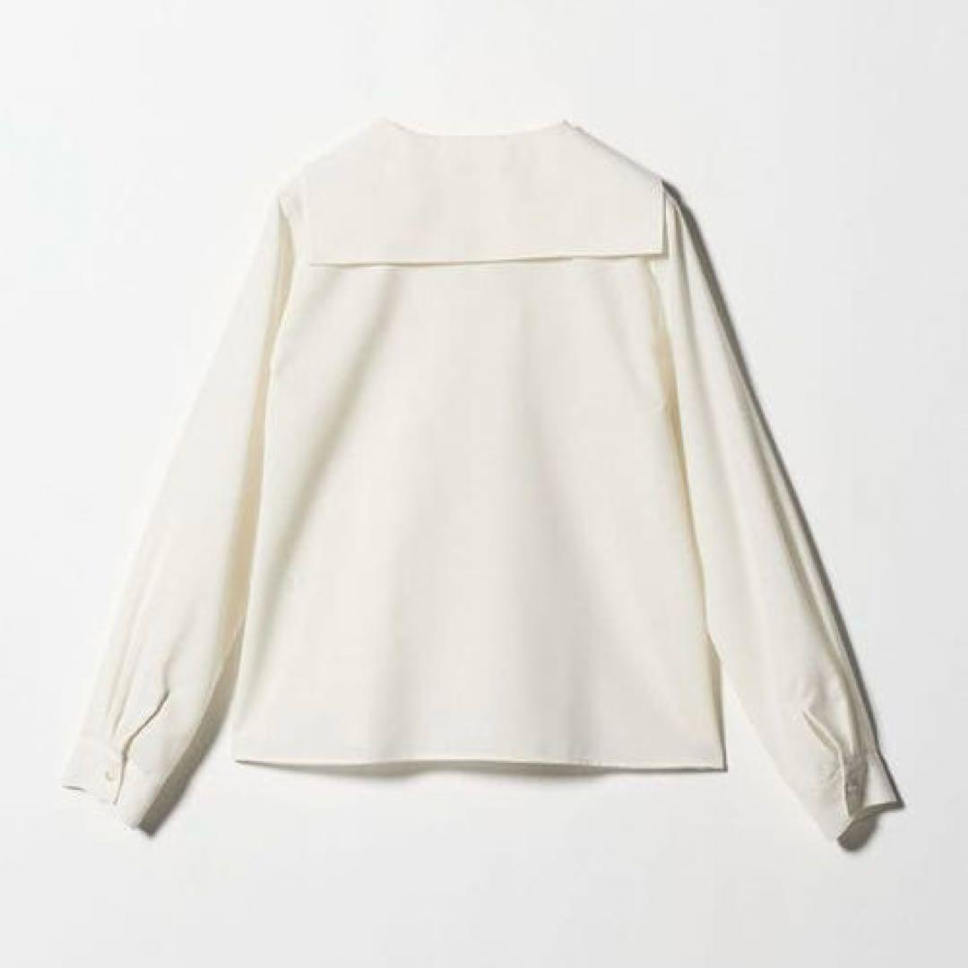 2025 スティーブンアラン　定価2万　ツイルセーラーカラーブラウス.