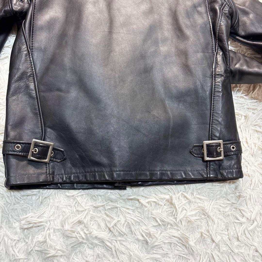 ショット 641 シングルライダースジャケット ボアライナー付　2way