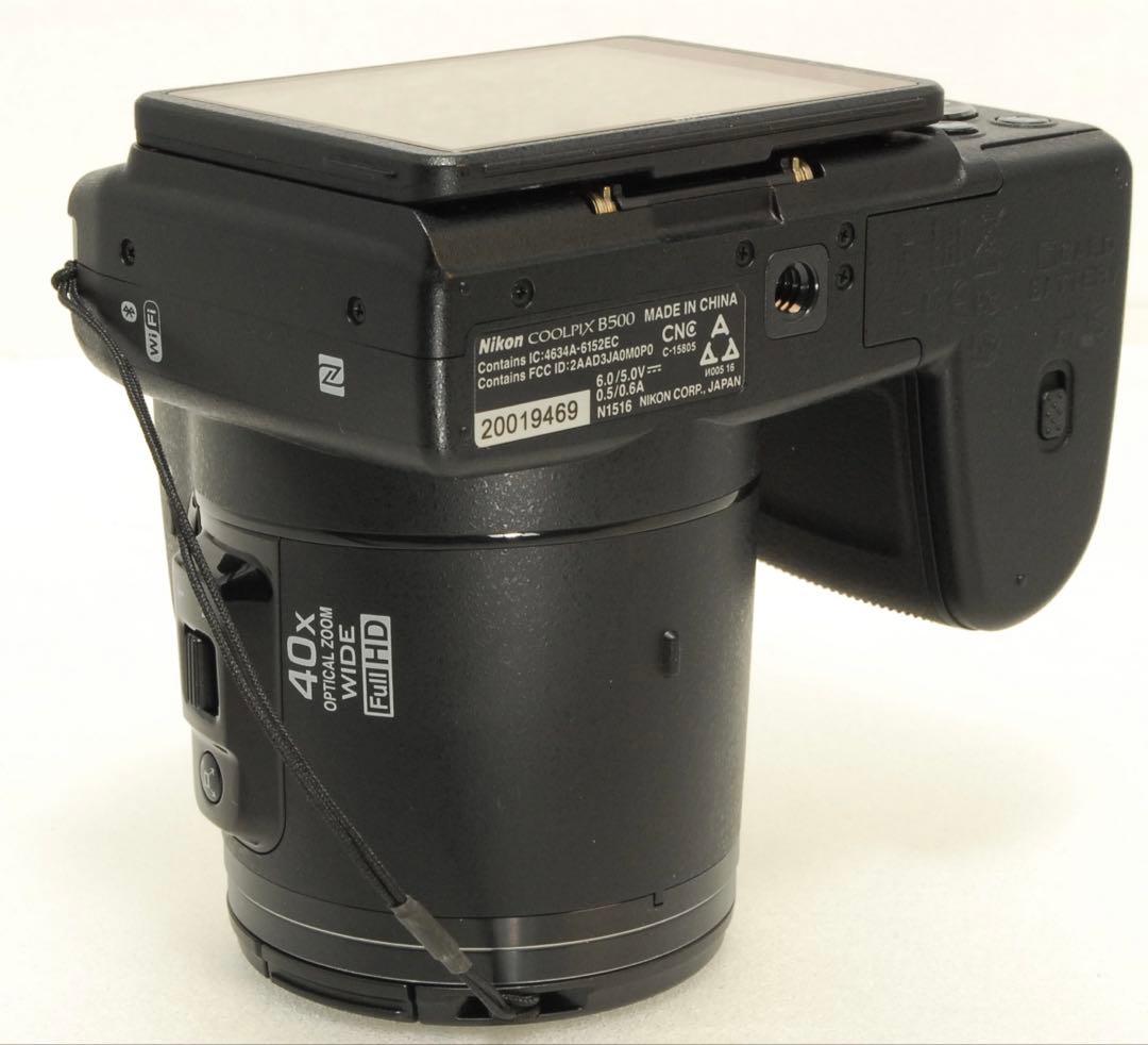 Nikon COOLPIX B500 ❤️スマホ転送 動作確認済 ブラック カメラ