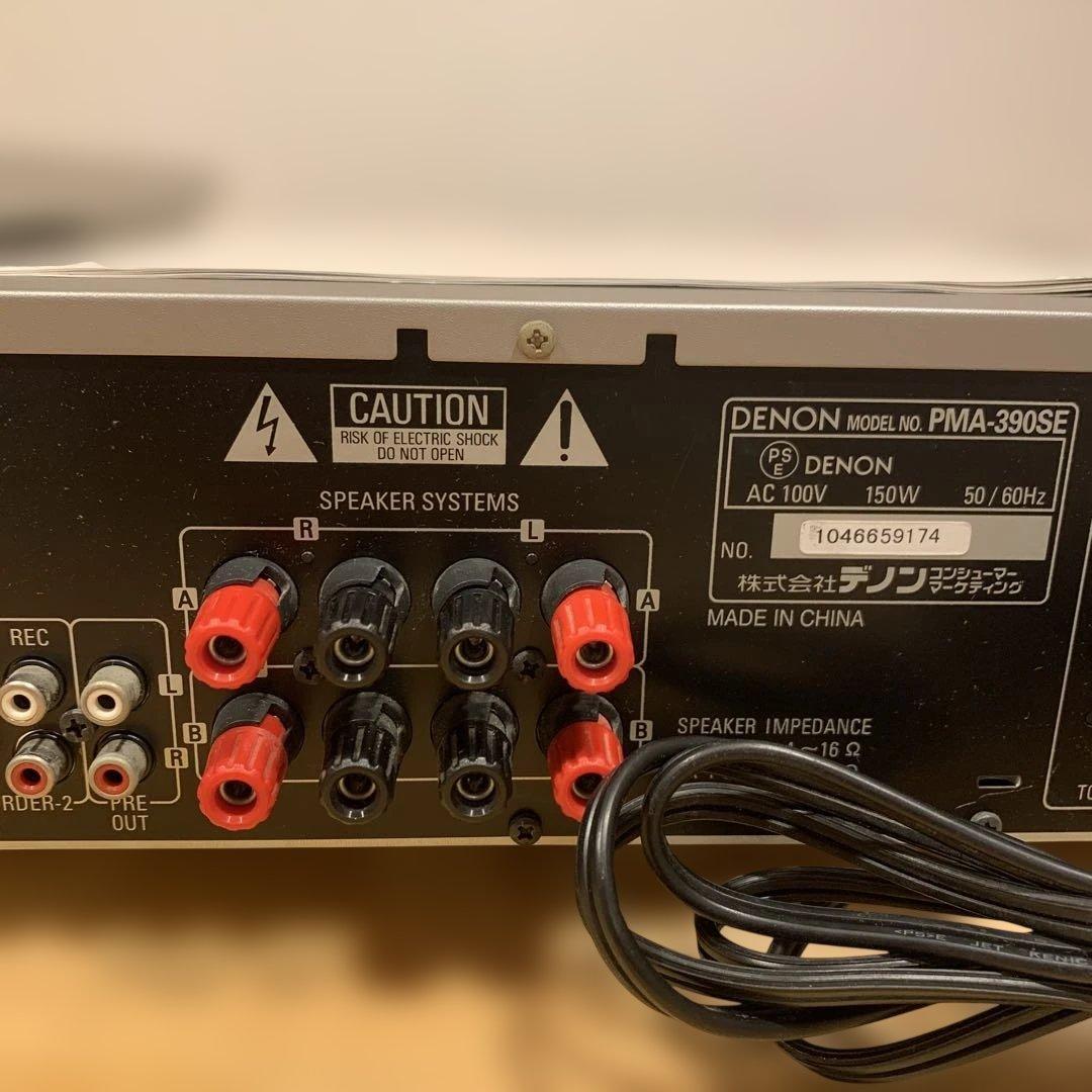 DENON プリメインアンプ PMA-390SE リモコン 取説付き 動作品
