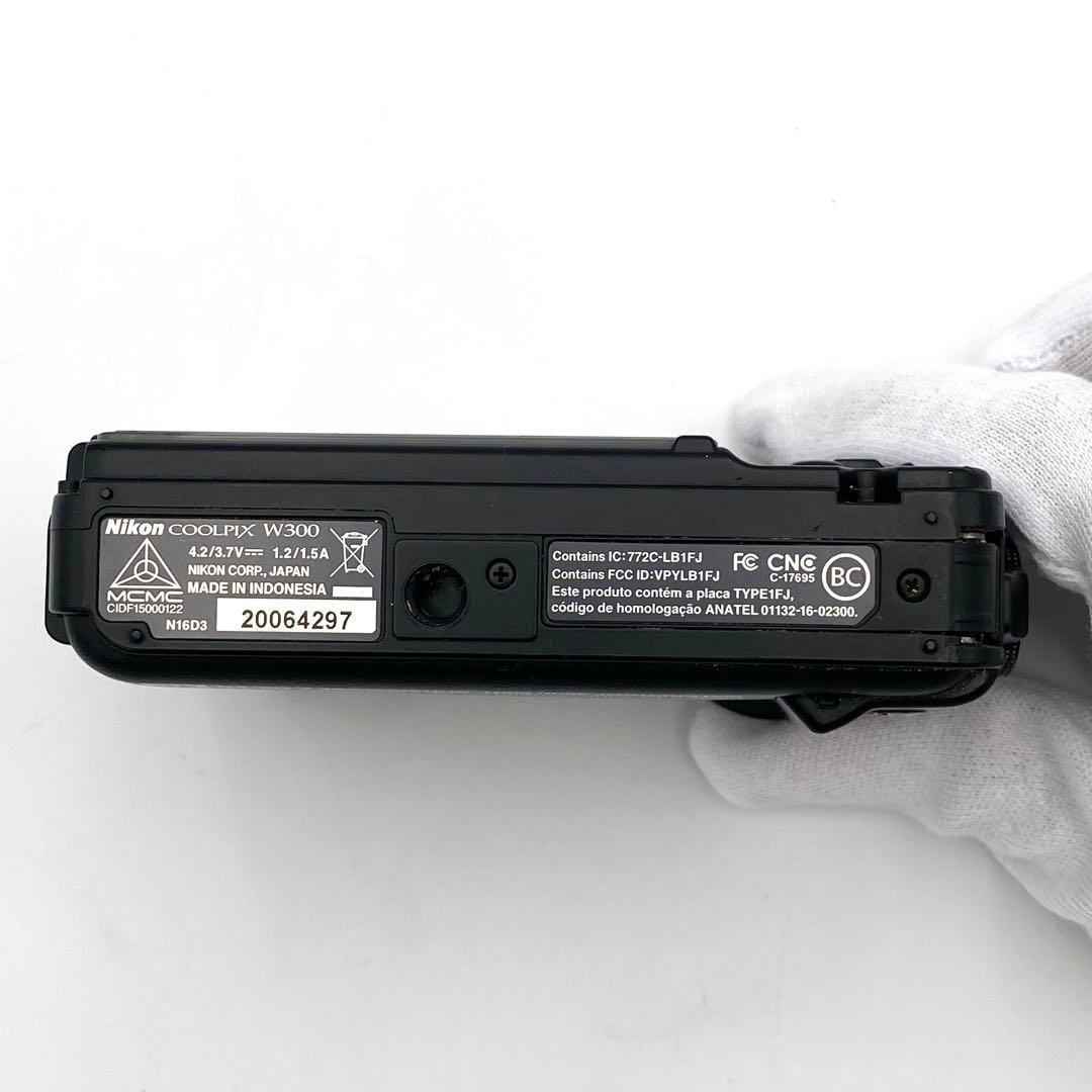 【動作未確認】Nikon COOLPIX W300 デジタルカメラ ブラック