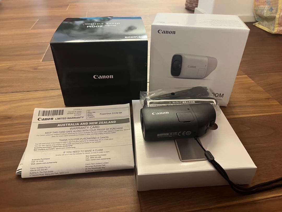 Canon PowerShot Zoom デジタルカメラ ブラック