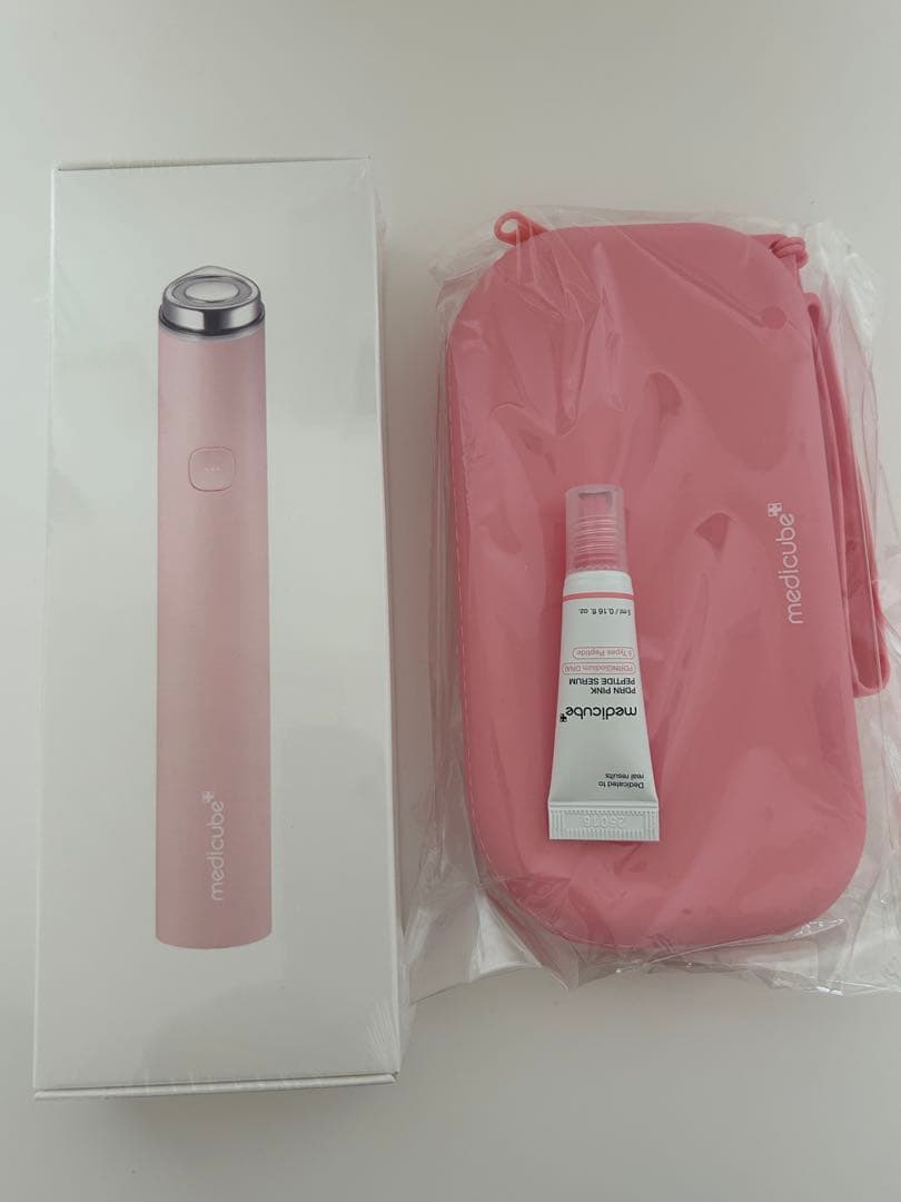 【新品】メディキューブ ブースタープロミニ ピンク ベルベットポーチ付き