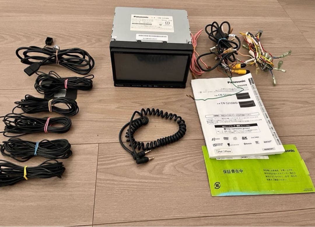 Panasonic CN-TS310D カーナビ 本体と配線セット　オーディオ