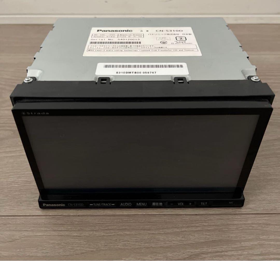 Panasonic CN-TS310D カーナビ 本体と配線セット　オーディオ