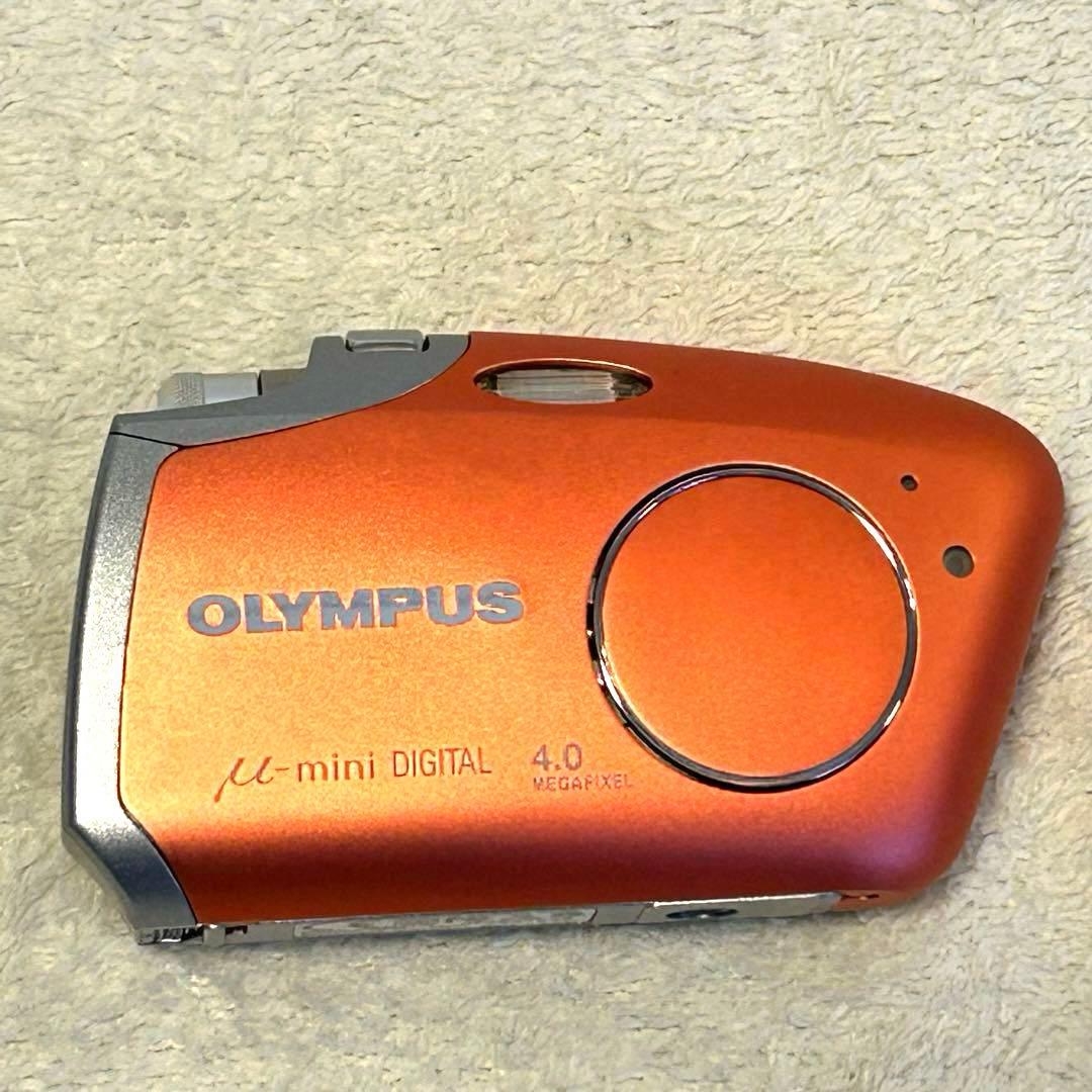 【極美品 動作確認済】オリンパス μ-mini digital ベルベットレッド