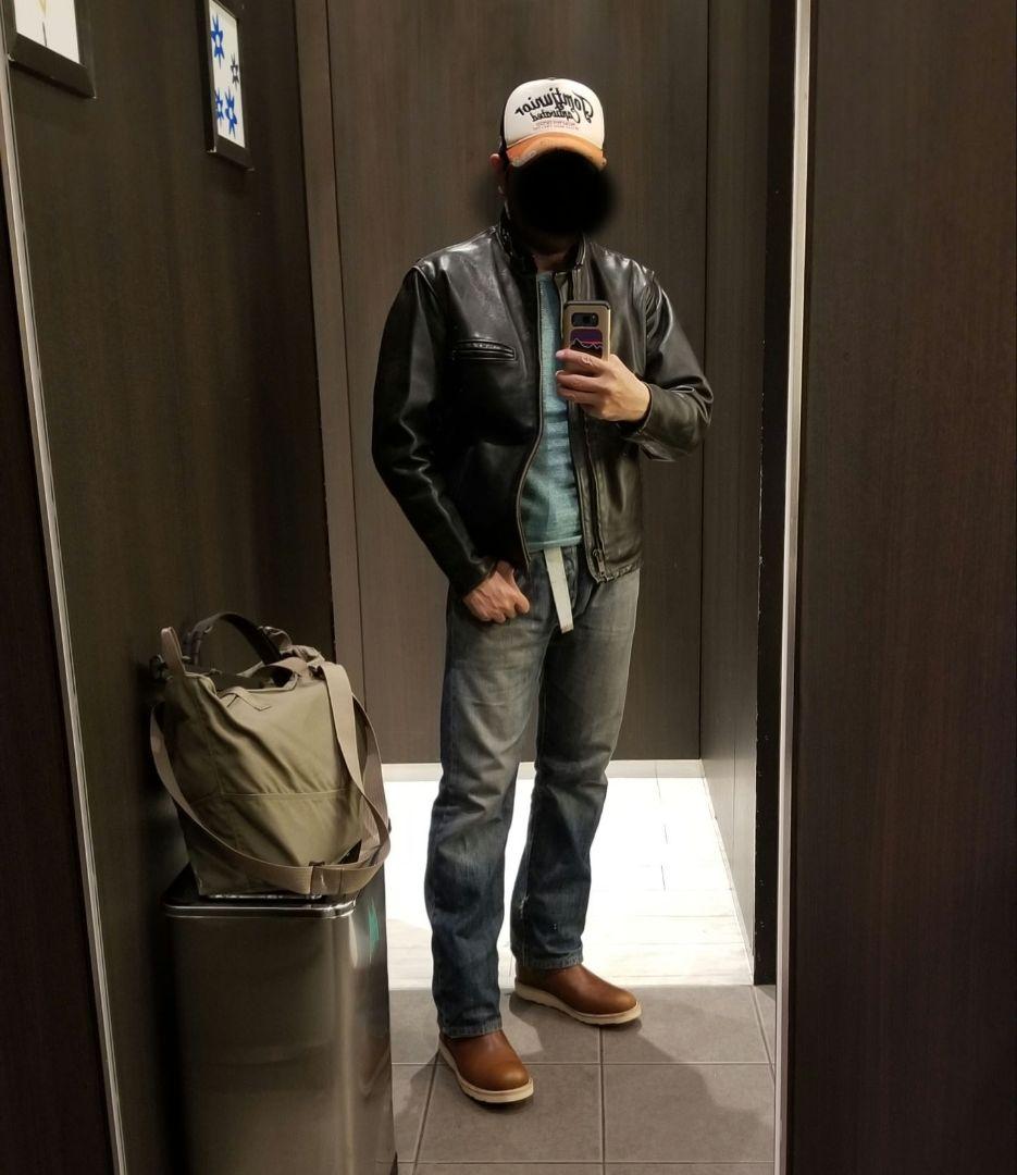 Schott ブラックレザーシングルライダースジャケット38 (M)品番641G