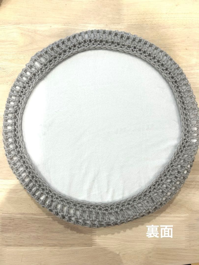 taka様　手編み　モチーフ編み　丸クッション座布団カバー