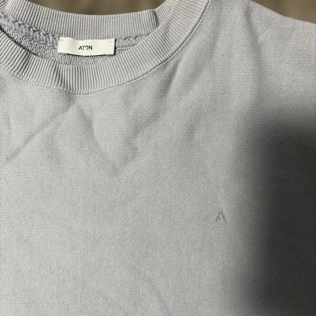 ATON ライトグレー スウェット サイズ06