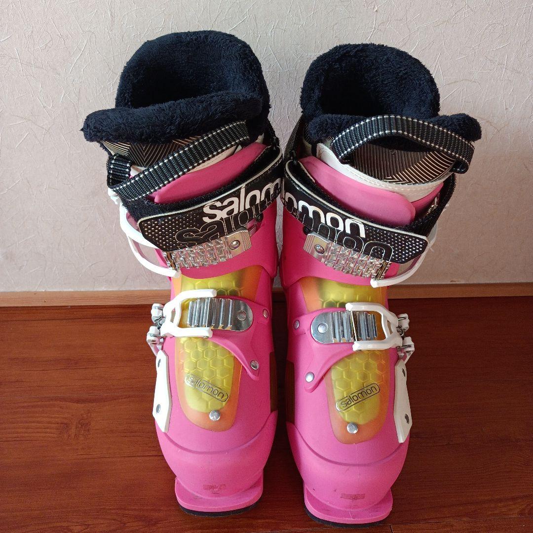 Salomon 女性用スキーブーツ 24.5cm ピンク