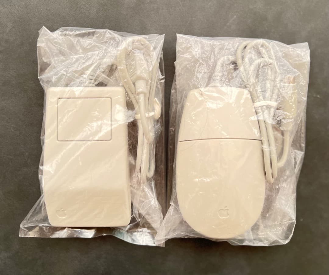 未使用 Apple Desktop Bus ADB Mouse I, II +α