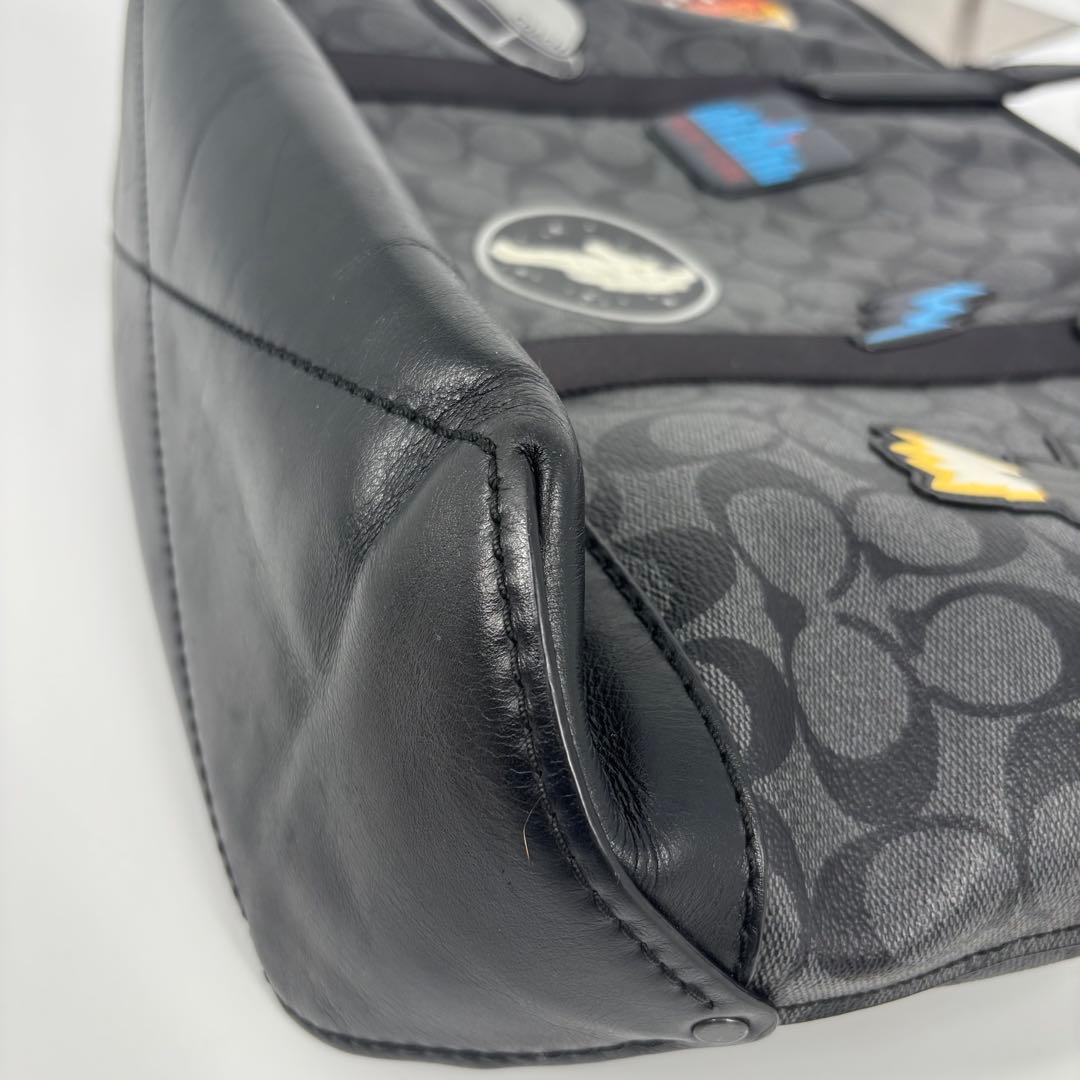 コーチ NASA限定コラボ トートバッグ ブラック