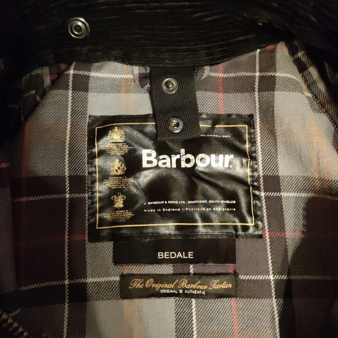 Barbour BEDALE ジャケット 黒色