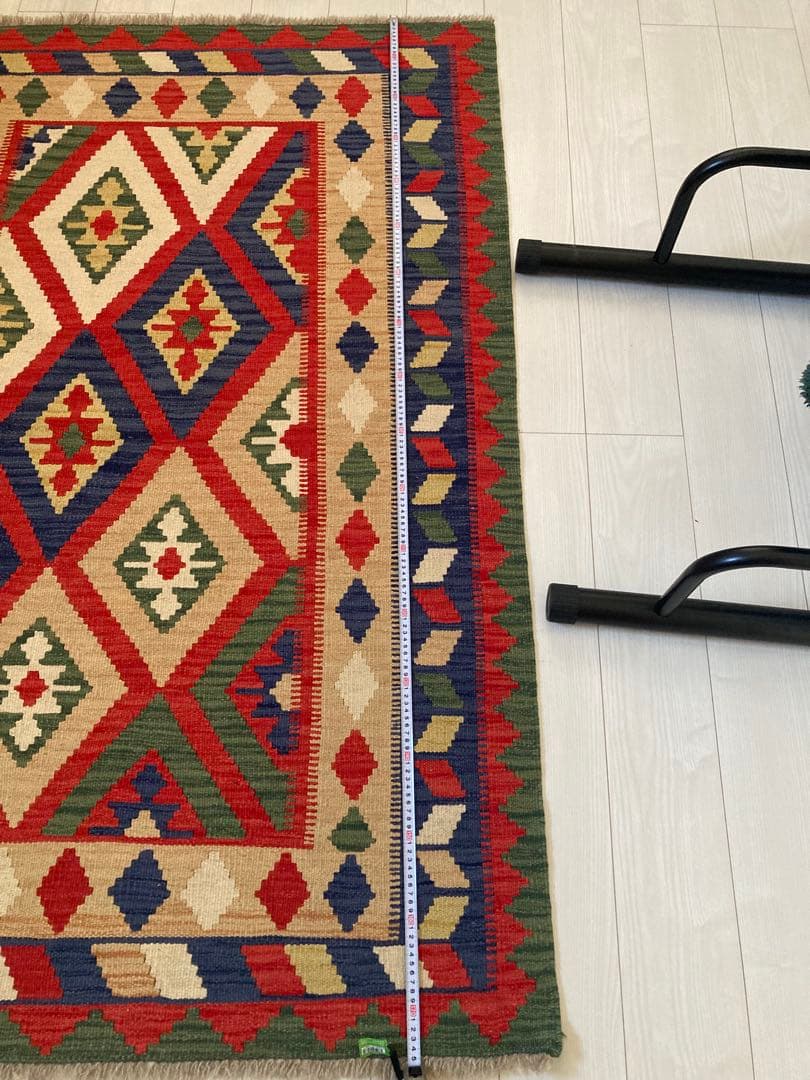 IKEA キリム　ラグ　マット　約175センチx120センチ