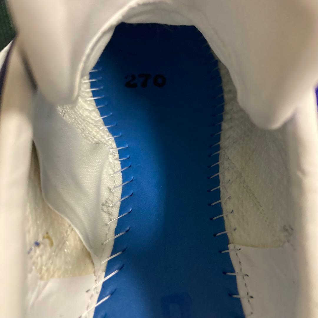 ZETT ゼットプロステイタストレーニングシューズ 白/青