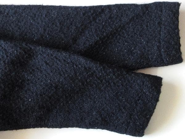 BLUE BLUE JAPAN ネップツイード フード コクーンコート ゆったり