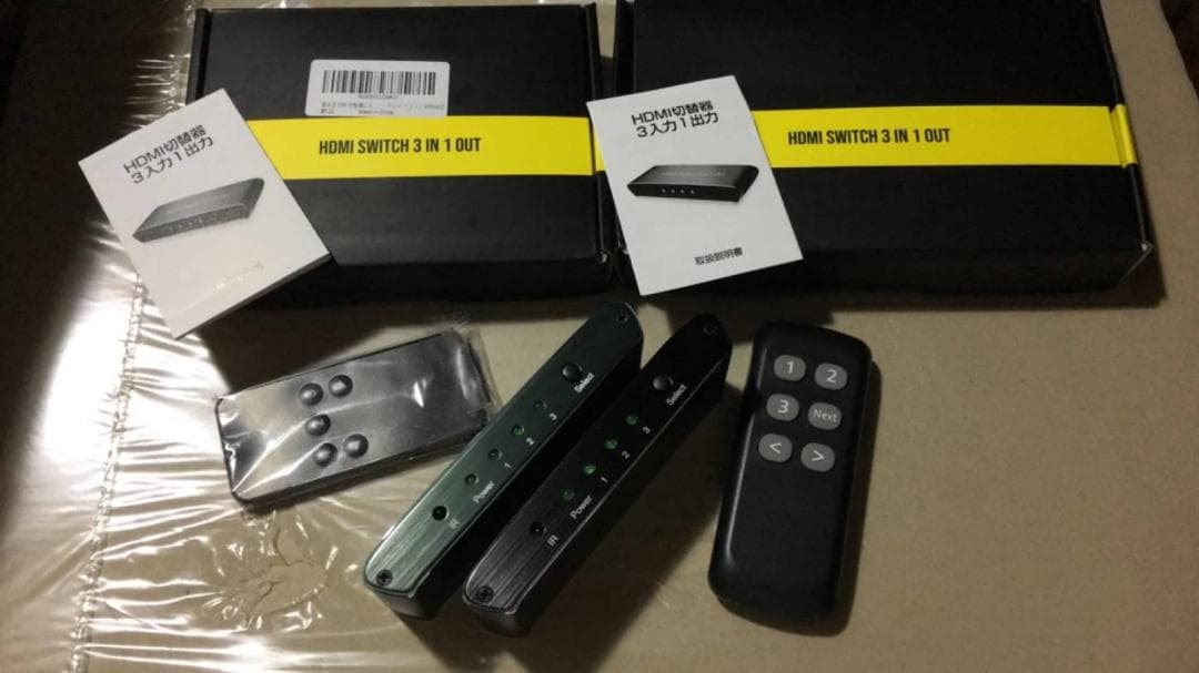 HDMI切替器 HDMI 2.0対応 自動/手動切替機能搭載