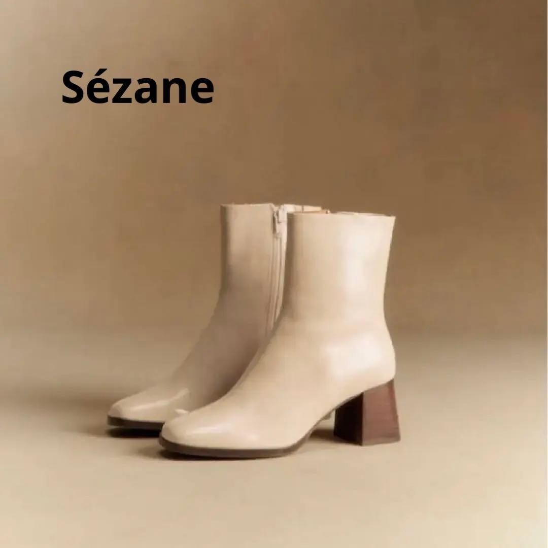 【新品未使用】Sézane セザンヌ エナメル アンクルブーツ
