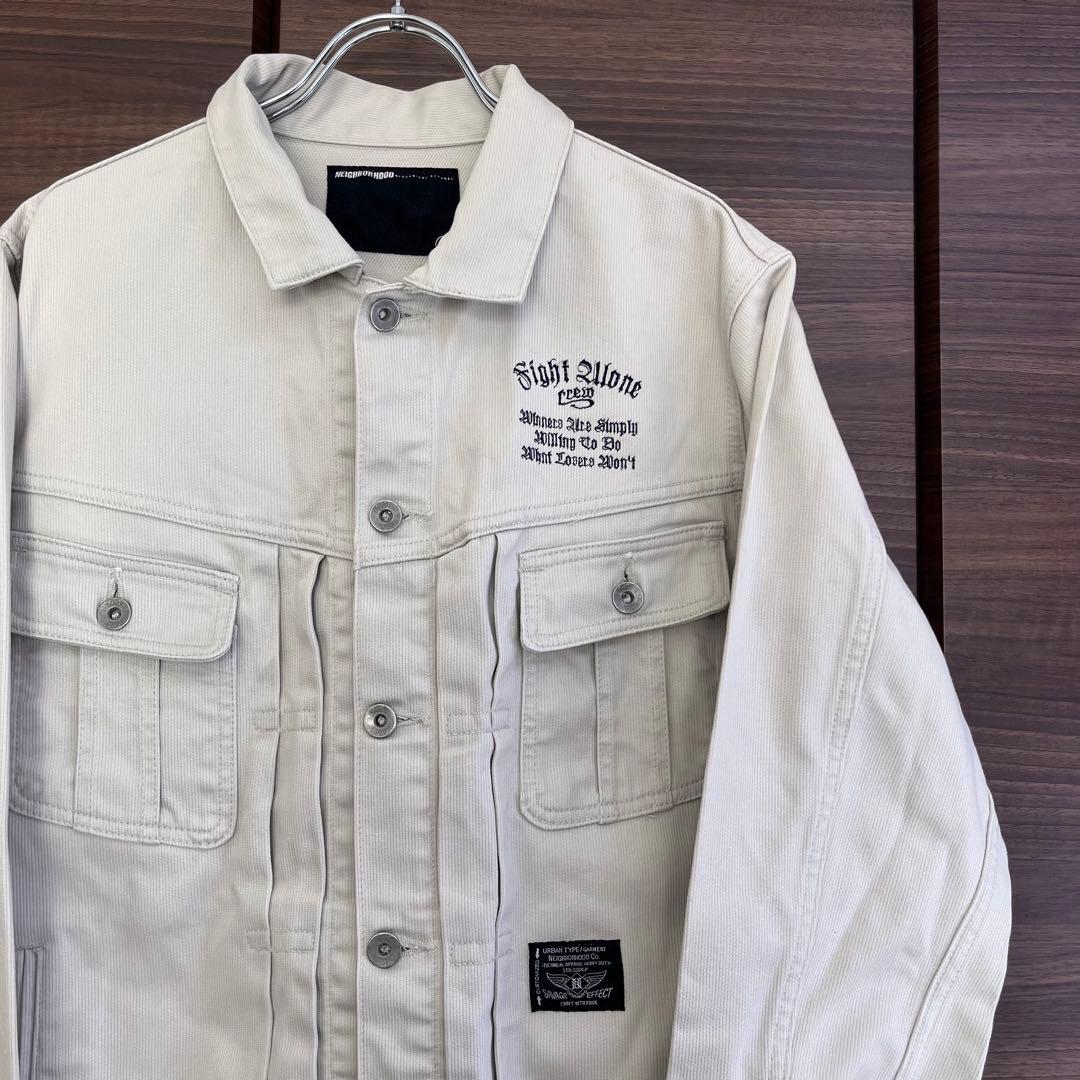 NEIGHBORHOOD ネイバーフッド トラッカージャケット 生成り Lサイズ