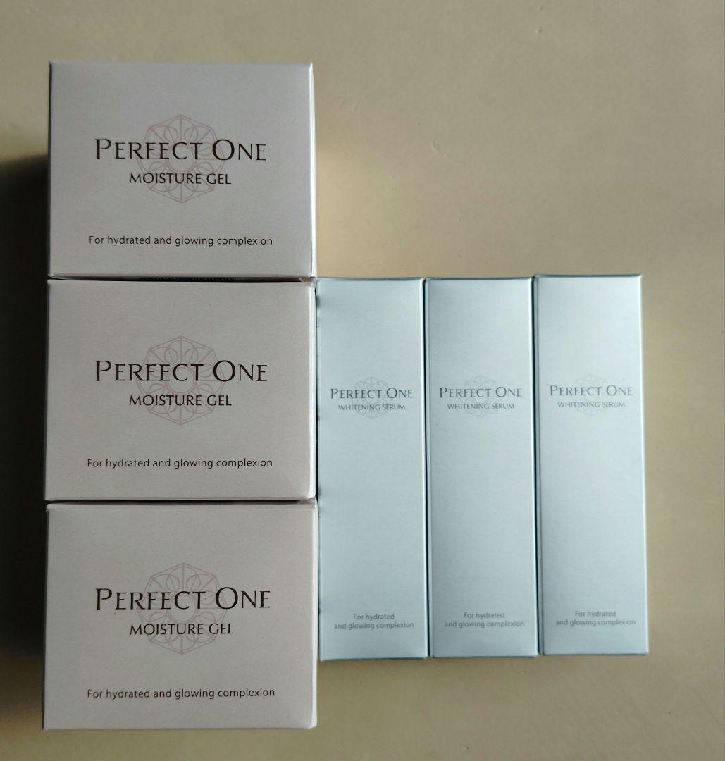 パーフェクトワン　モイスチャーゲル　ホワイトニングセラム