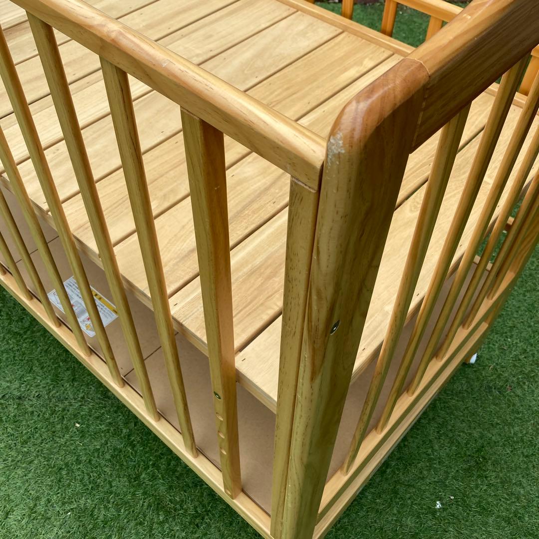 【katoji】カトージ　ベビーベット　チャーミー（ナチュラル）120×70