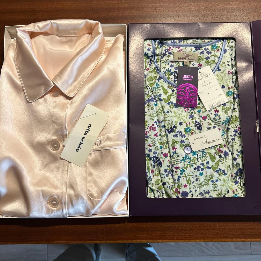 ト*ロ様 【新品】ミラショーン シルクパジャマ&リバティパジャマ　レディースM