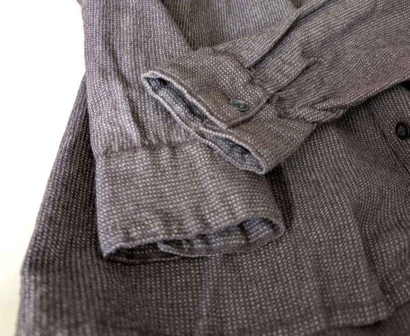 COMOLI コモリ 20SS ウールシャツ ブラウン